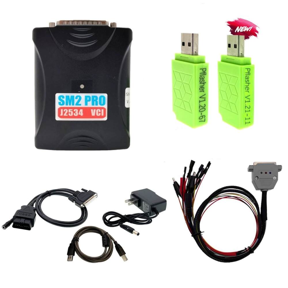 SM2 Pro Professional Multibrand Diagnostic Scanner J2534 Passthrough ECU Flash Programmer Update of PCMFlash ECUBench ECUOBD