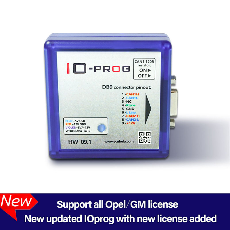 IO-PROG ECU Programmer I/O Terminal Multi Tool for Opel GM ECU BCM EPS TCM Programming by OBD or on Bench