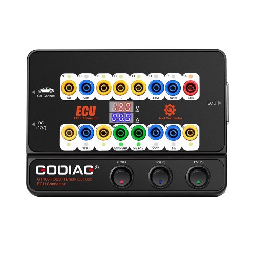 GODIAG GT100 GT100 Pro Test Platform OBDII Break Out Box ECU Connector /Protocol Communication Testing Tool