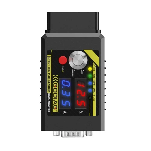 GODIAG GT107+ DSG Gearbox Adapter with Voltage Current Display For DQ250 DQ200 VL381 VL300 DQ500 DL501 Benz BMW