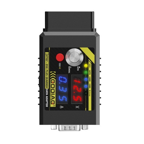 GODIAG GT107+ DSG Gearbox Adapter with Voltage Current Display For DQ250 DQ200 VL381 VL300 DQ500 DL501 Benz BMW