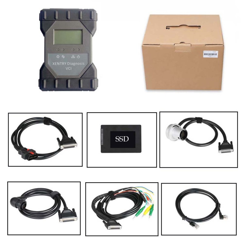 Super MB Star C6 SD Connect Diagnostic Tool For Mercedes Benz Cars And Trucks Support Wifi DOIP XENTRY DAS DTS