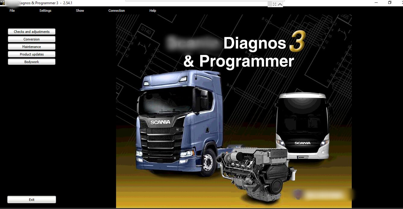 SoftwareforScaniaSDP32.54.1/2.58.3Diagnos&Programmer3SupportTrucksandBusesDiagnosis&Programming