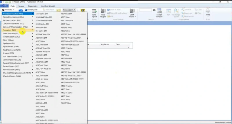 Software Installation Volvo PROSIS Offline R3 EPC Spare Parts Catalog+Service Repair Manual