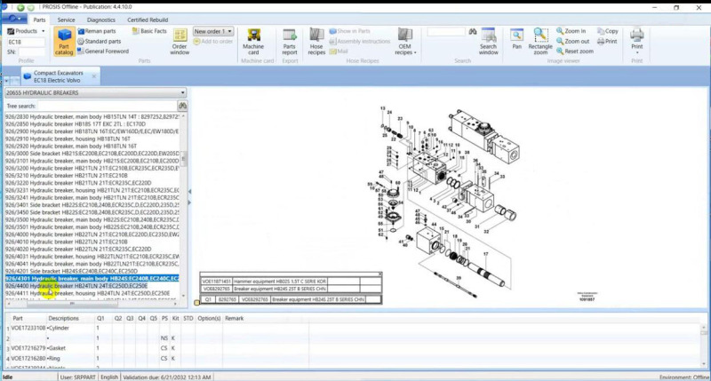 Software Installation Volvo PROSIS Offline R3 EPC Spare Parts Catalog+Service Repair Manual