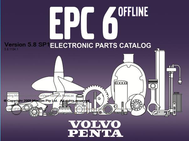 Software Installation for Volvo Penta EPC 6 Offline Industrial Engines