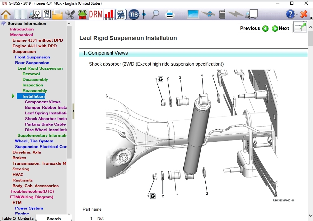 Diagnostic Software ISUZU US-IDSS G-IDSS E-IDSS for  Isuzu Truck Commercial Excavator Vehicles