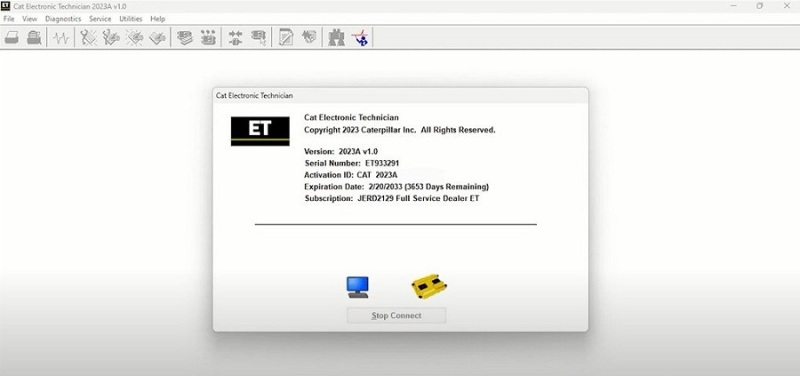 Wifi 2023A/2019C CAT ET3 Truck Diagnostic Tester CAT3 Caterpillar Tractor Diagnostic Adapter III