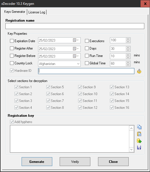 Software xDecoder 10.3 for DTC Fault Code Disable