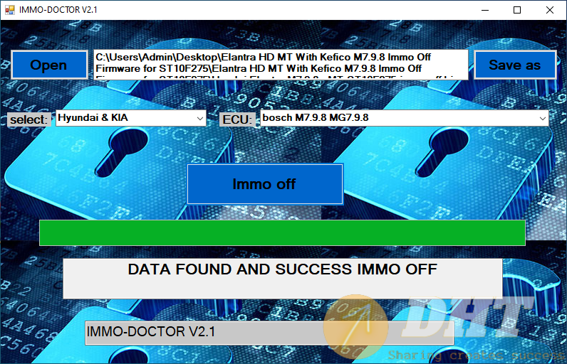 2023 IMMO DOCTOR V2.1 Car IMMO OFF Disable Software with Keygen &amp; Instruction