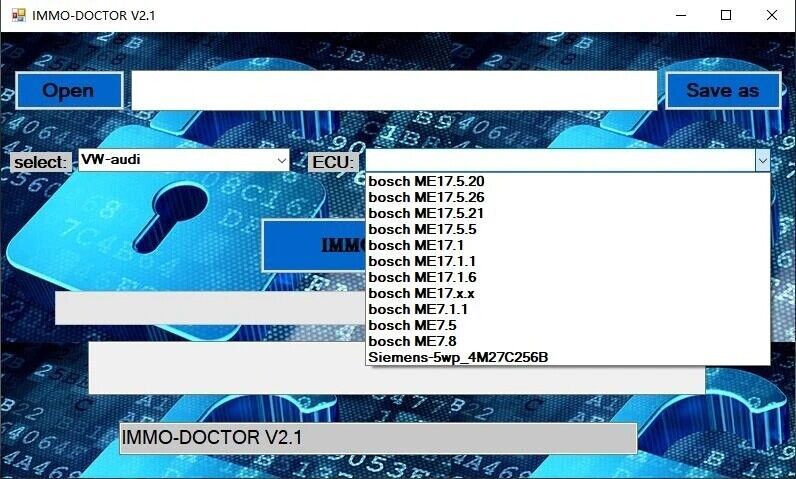 2023 IMMO DOCTOR V2.1 Car IMMO OFF Disable Software with Keygen & Instruction