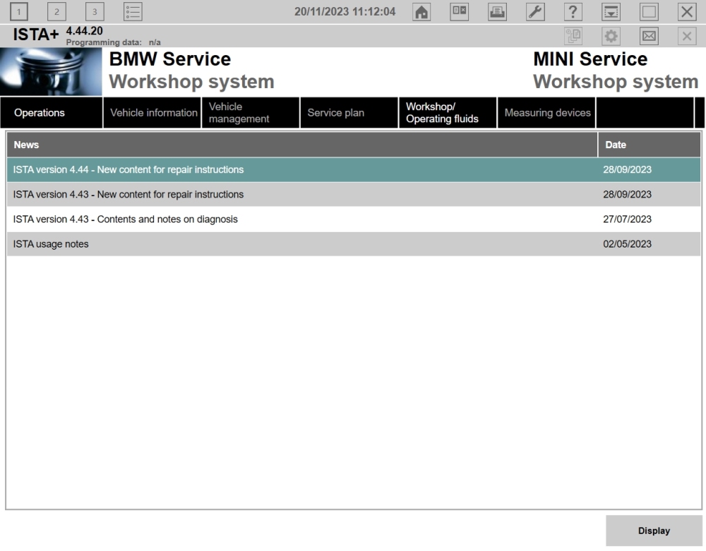 BMW ISTA V4.44.20 Activation License Key Register Service Diagnostic Software