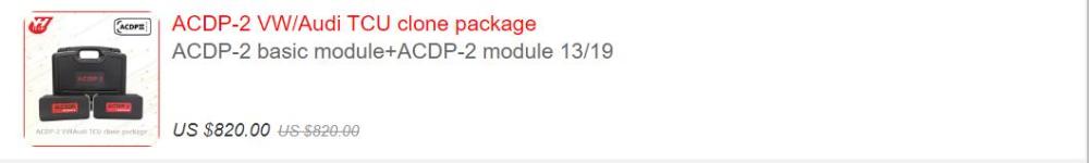 All YH Mini ACDP Packages - ACDP2 Modules Kit (ACDP-2 Basic Module + Modules #XX)