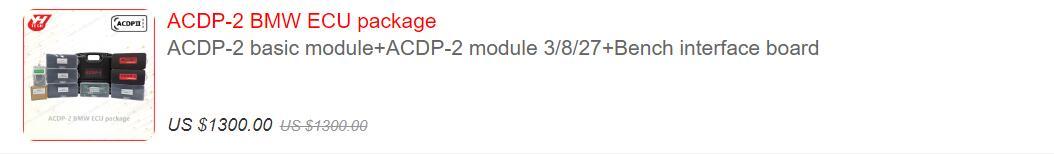 All YH Mini ACDP Packages - ACDP2 Modules Kit (ACDP-2 Basic Module + Modules #XX)