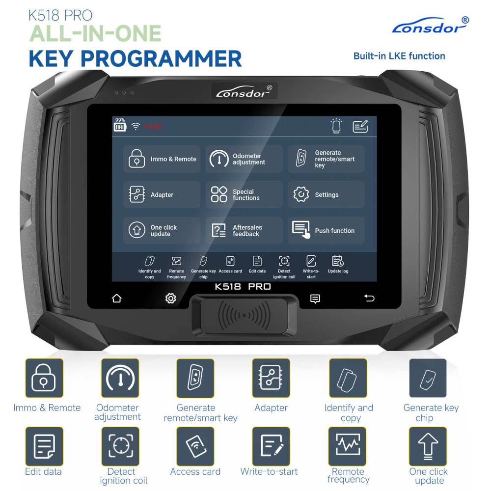 Lonsdor K518 PRO Full Version All-In-One Key Programmer