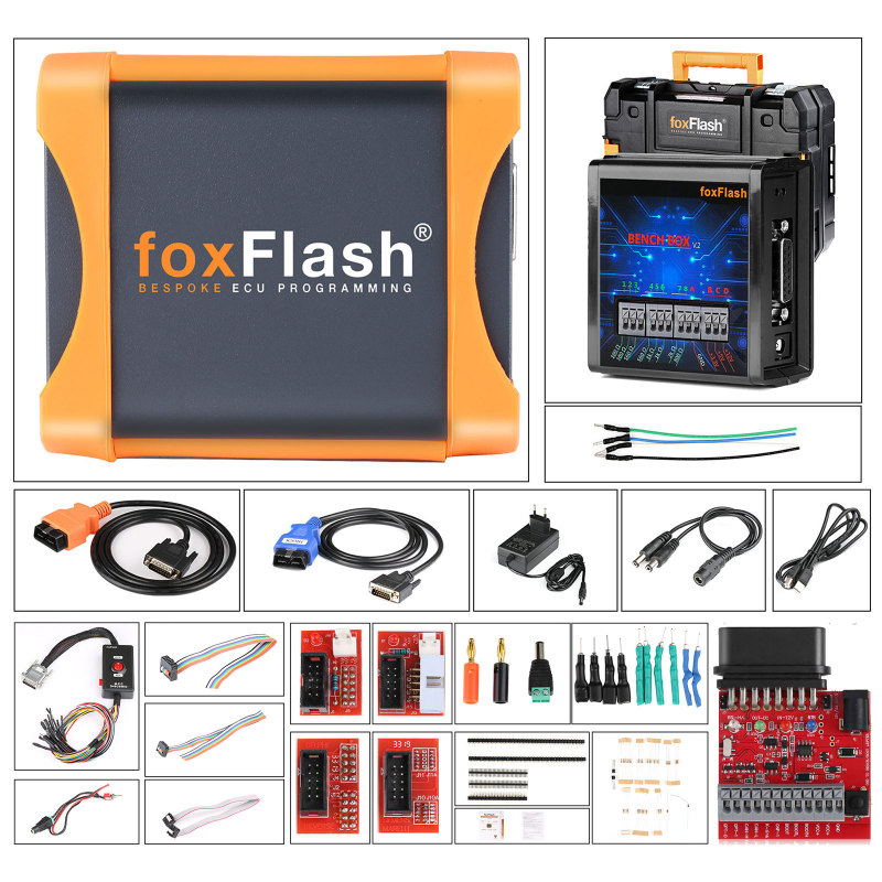 FoxFlash ECU Programmer Master Version ECU TCU Clone Chip Tuning Tool Support Auto Checksum