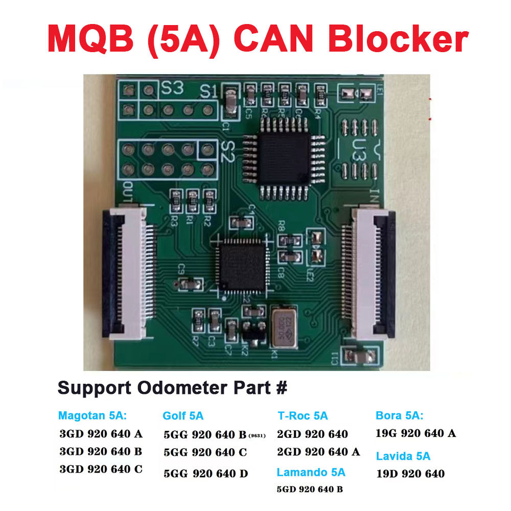 CAN Filter for MQB (5A) VW Magotan/ Golf /T-roc /Bora /Lamando /Lavida Car Kilometer Mileage Adjustment