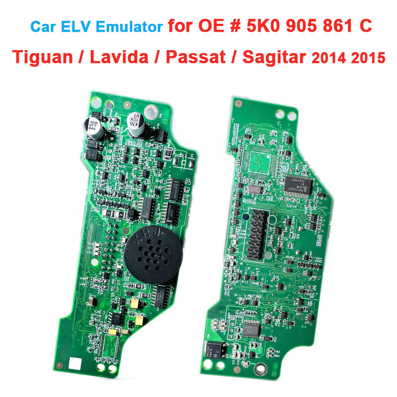 2014 2015 VW Tiguan ELV Emulator for Repair Sagitar Passat Lavida Steering Column Lock ESCL Module OE 5K0905861C