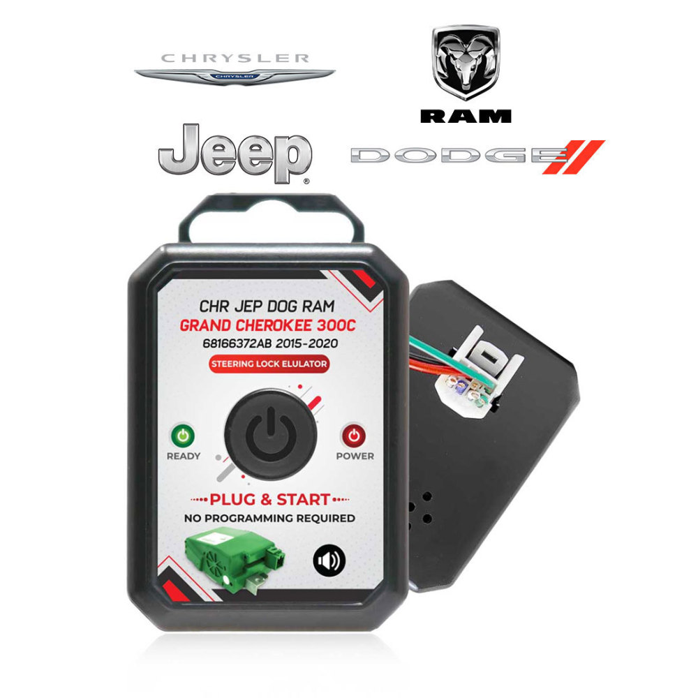 for Chrysler Dodge Jeep Fiat Steering Lock Emulator ESL ELV Simulator - Plug and play - No Need Programming