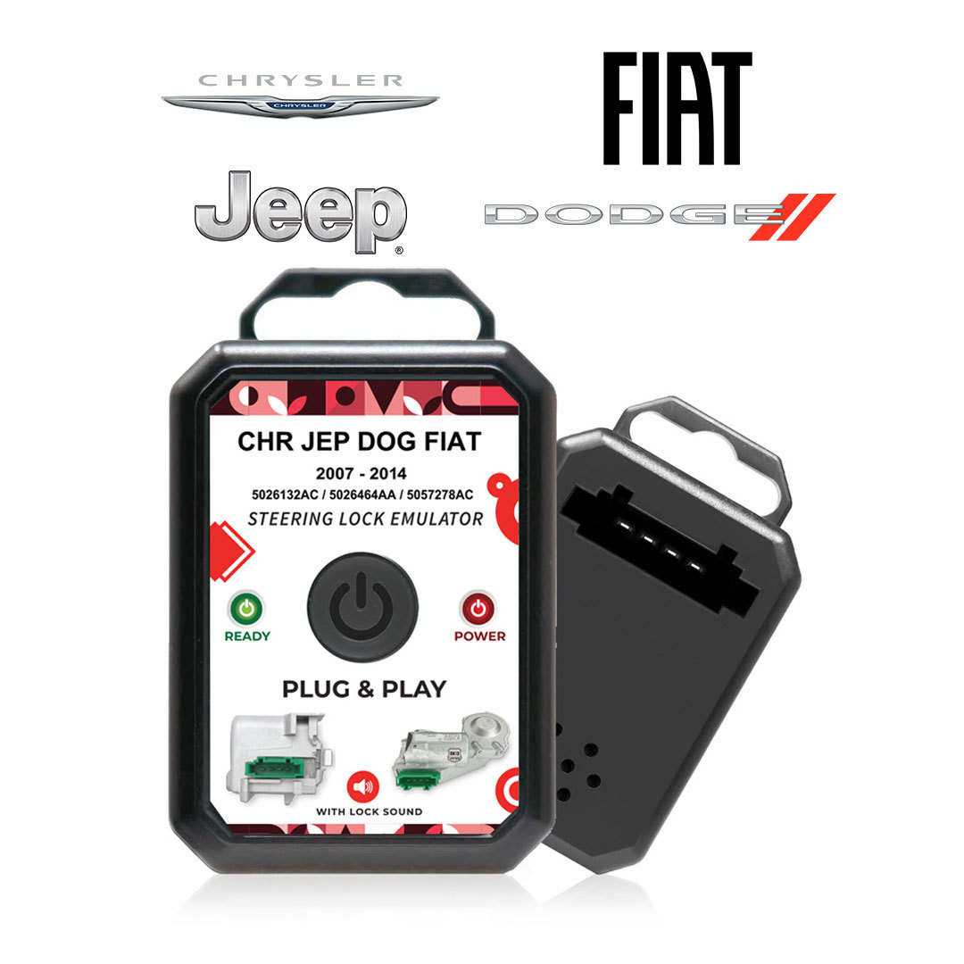 for Chrysler Dodge Jeep Fiat Steering Lock Emulator ESL ELV Simulator - Plug and play - No Need Programming