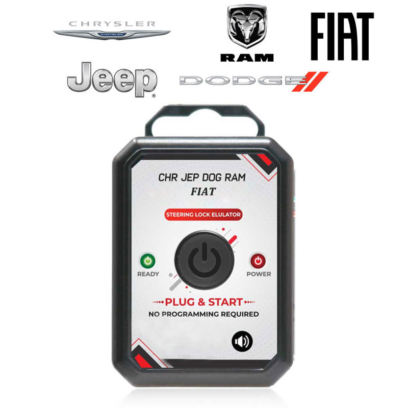 for Chrysler Dodge Jeep Fiat Steering Lock Emulator ESL ELV Simulator - Plug and play - No Need Programming
