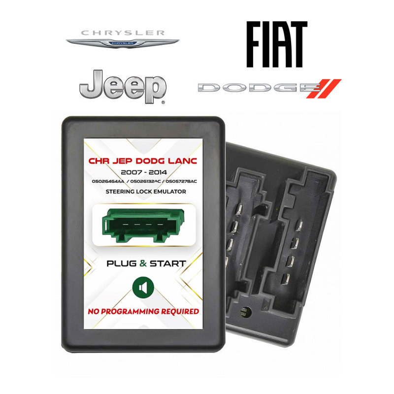 for 2008-2013 Chrysler Dodge Jeep Steering Lock Emulator ESL ELV Simulator - Plug and play - No Need Programming