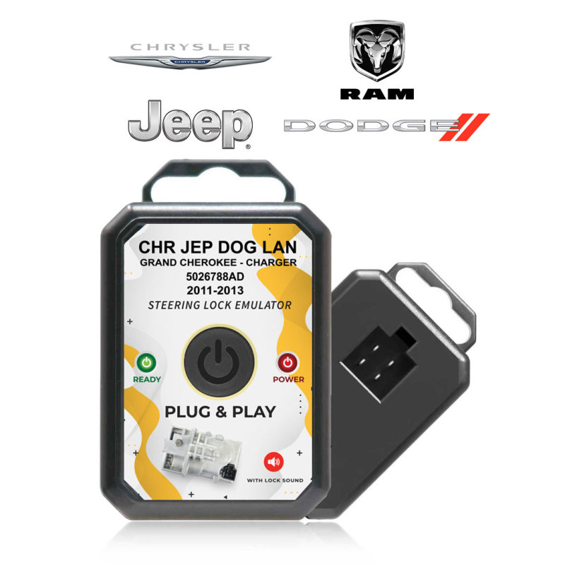 for Chrysler Dodge Jeep Fiat Steering Lock Emulator ESL ELV Simulator - Plug and play - No Need Programming