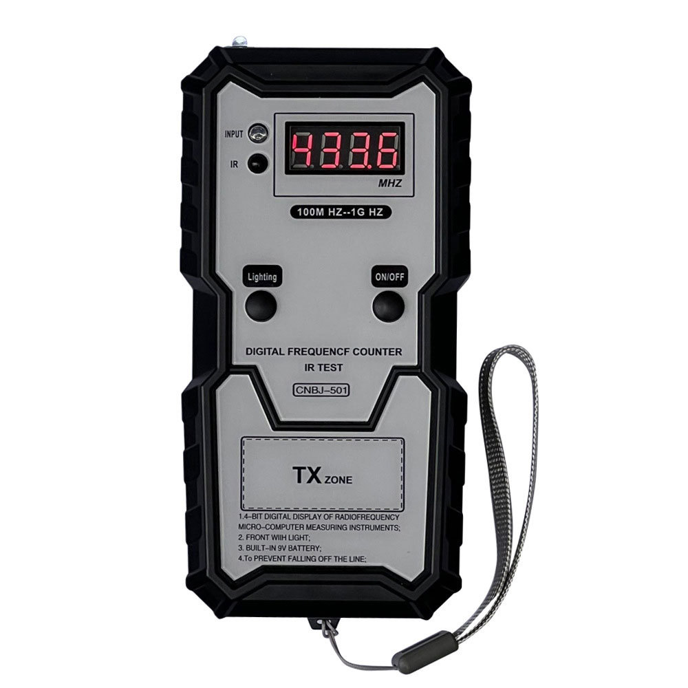 Digital Frequencf Counter RF & IR Tester 100-1000MHZ Support All Car Remote Key Fob 315MHz 433MHz 868MHz 902Mhz