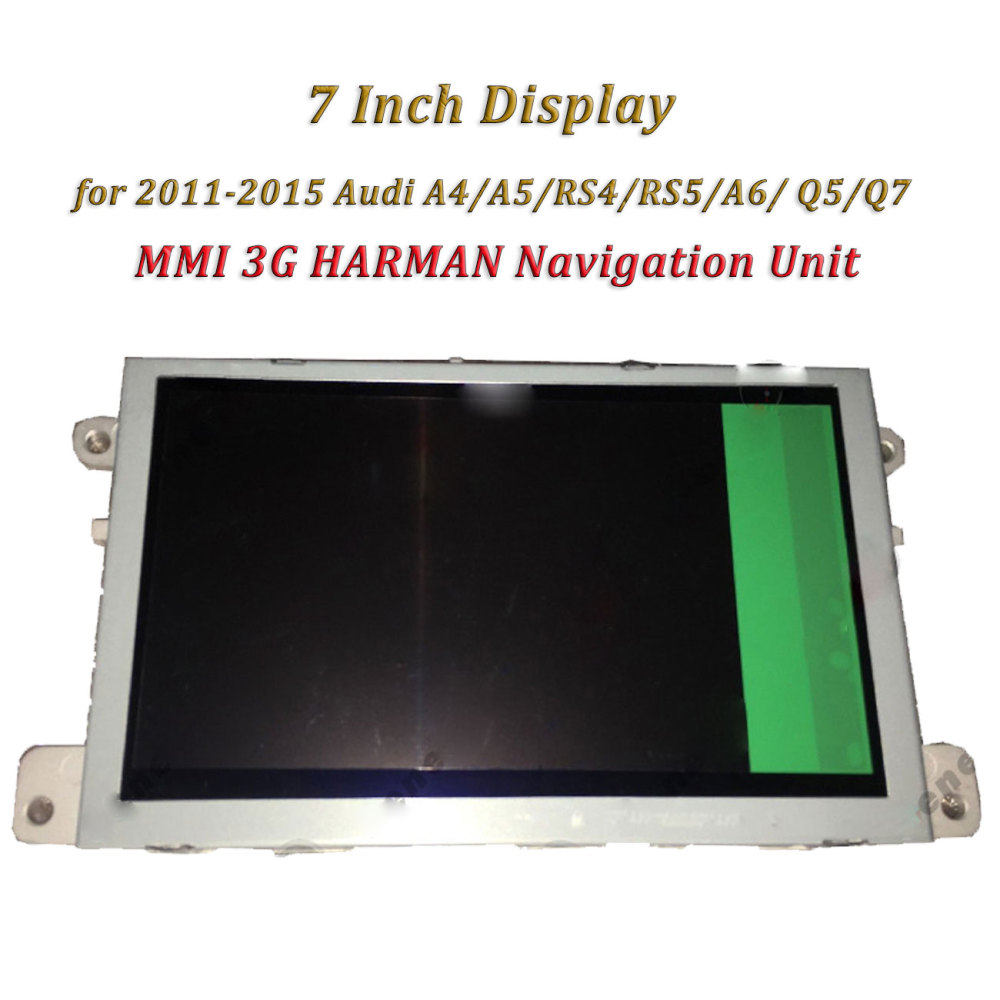 7 Inch Audi MMI 3G HARMAN Navigation Unit Display for 2011-2015 A4/A5/RS4/RS5/A6/ Q5/Q7