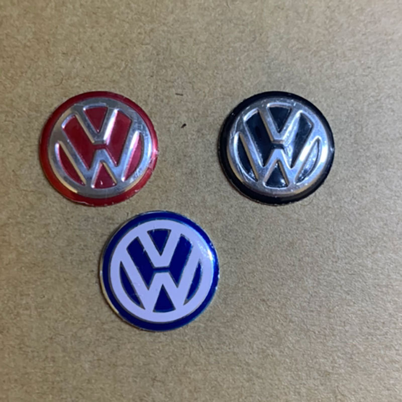 14MM VW Metal Emblem Logo Sticker for Early Volkswagen Passat B5 Flip Remote Key Fob 2005-2009