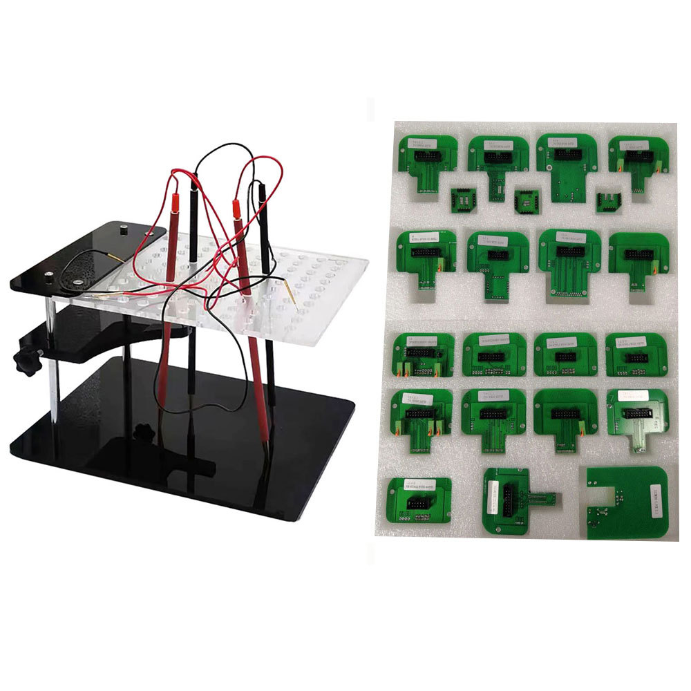 LED BDM Frame with Probe Table + 4pcs Probe Pens for KESS KTAG FGTECH ECU Programming Tools