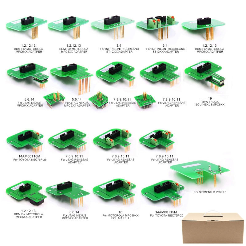 LED BDM Frame with Probe Table + 4pcs Probe Pens for KESS KTAG FGTECH ECU Programming Tools