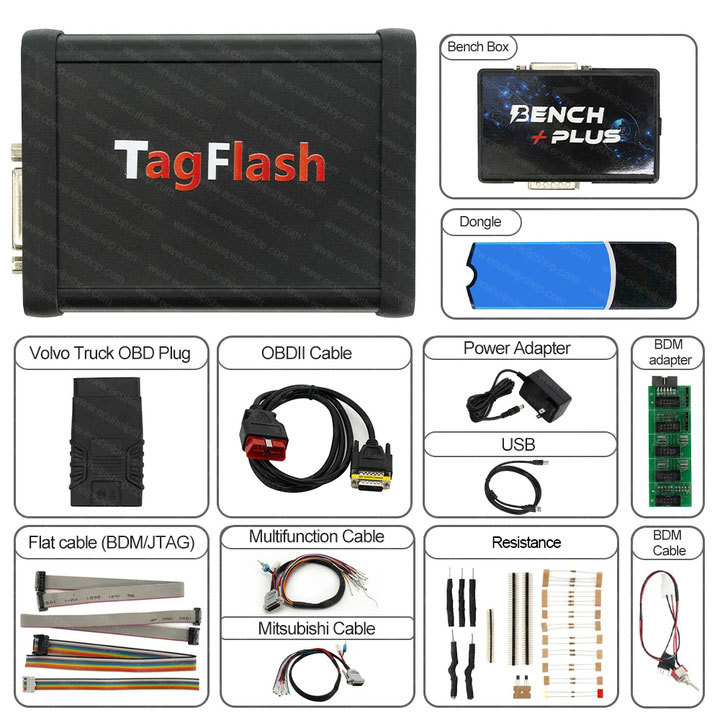 TagFlash Tag Flash ECU Programmer with Offline Dongle Full Reading MICROEEROM