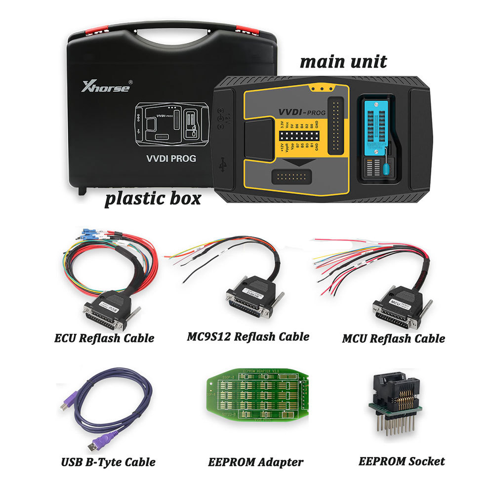 Xhorse VVDI PROG Programmer Multi-Language Read/Write ECU MCU IMMO EEPROM