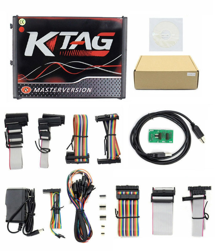 (Red PCB) KTAG EU Online Version Car ECU Tuning Tool with Tokens Unlimited