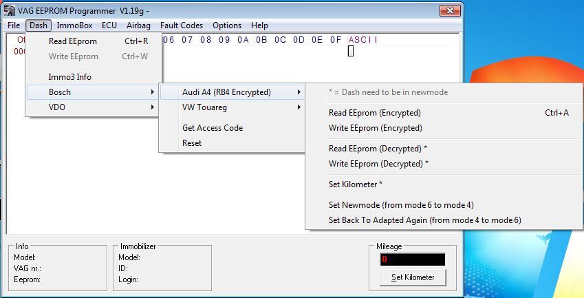 (Service) VAG VDO EEPROM Programmer V1.19g Download & Installation