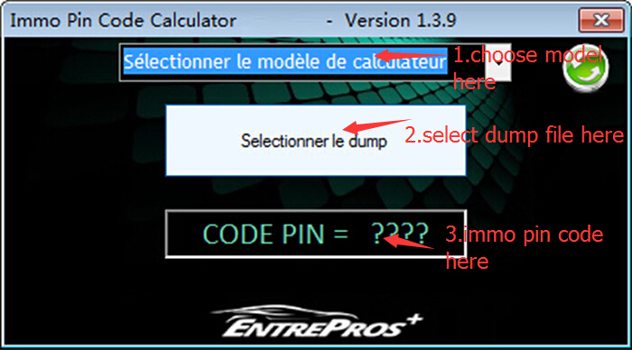 PSA IMMO Pin Code Calculator V1.3.9 Calculate Pincode with Dump File