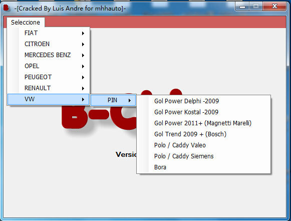 B-Chip IMMO Pin Code Calculator v2.9 Software Calculate Pincode with Dump File
