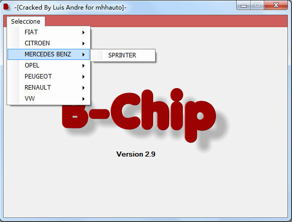 B-Chip IMMO Pin Code Calculator v2.9 Software Calculate Pincode with Dump File