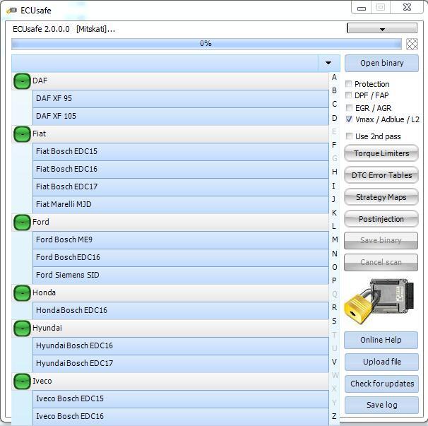 ECUsafe 2.0 DPF FAP EGR AGR Speed Limiter Remove Software Download
