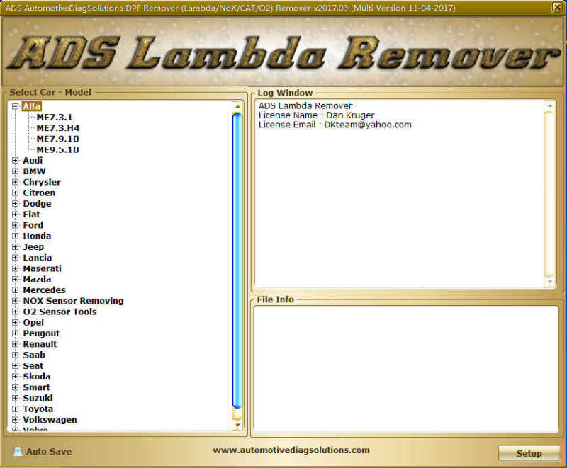 DPF EGR Lambda Remover ECU Software 05.2017 Download Service