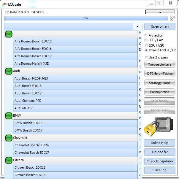 ECUsafe 2.0 DPF FAP EGR AGR Speed Limiter Remove Software Download