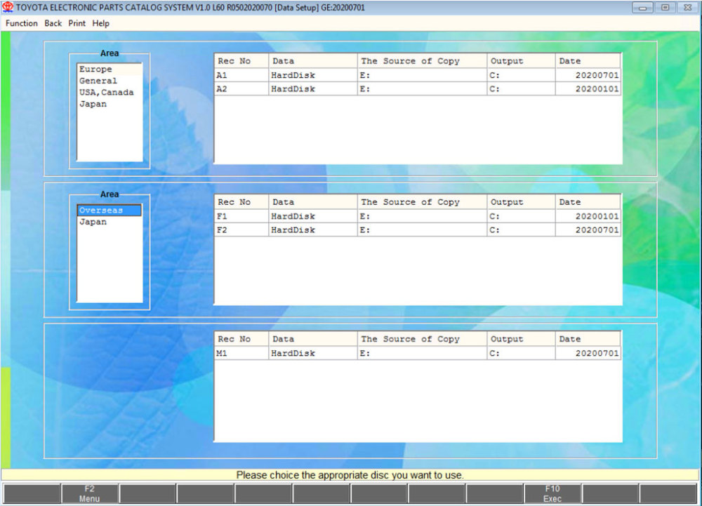 for Toyota Lexus EPC All Region VMware Version 06.2023 Software Download Service
