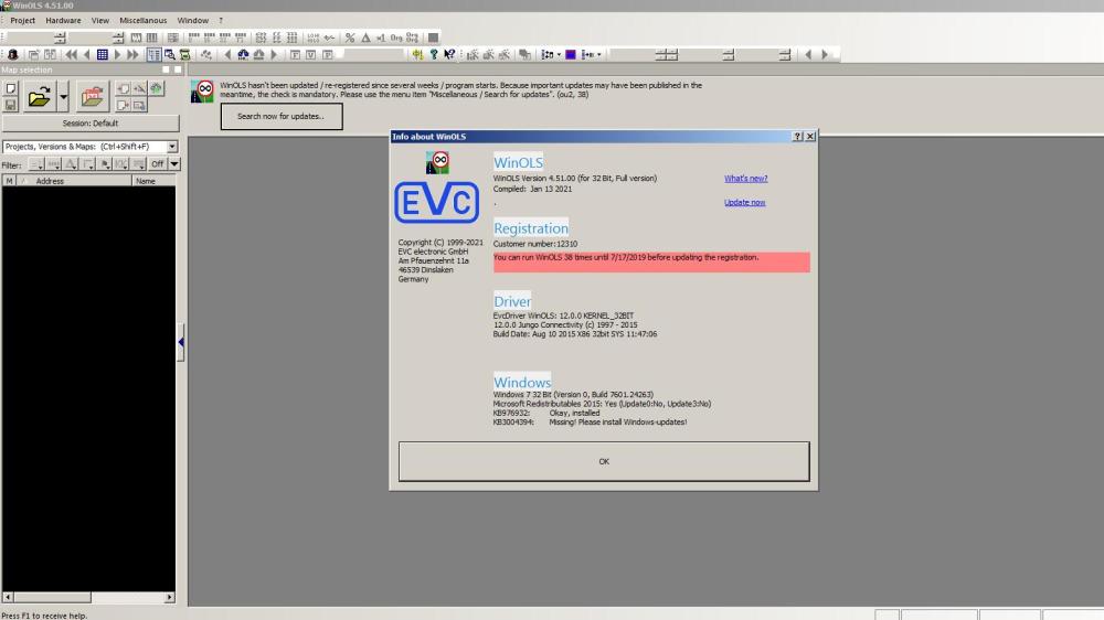 WinOLS 4.51 Full Version+Plugins+Video Guide Installed in VMware