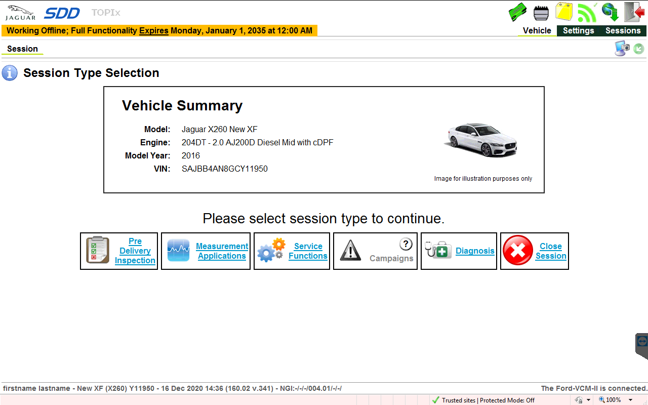 JLR SDD V164 Diagnostic Software for Jaguar/Land Rover