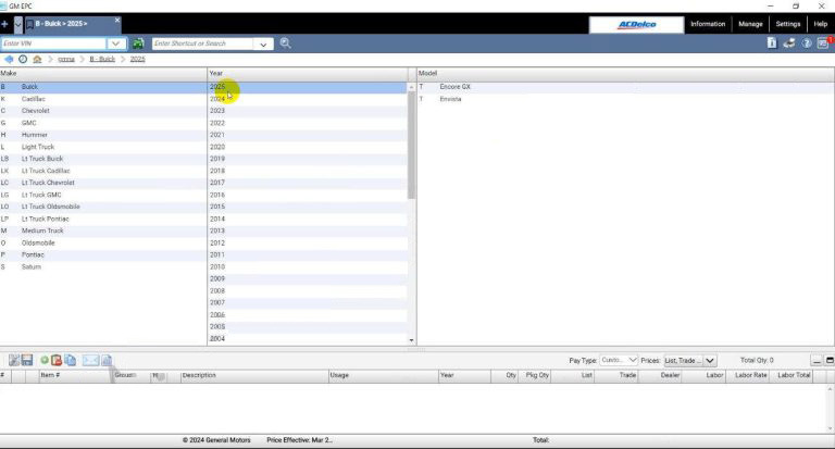 GM General Motors North America EPC GMNA GNA EPC Software Download & Installation