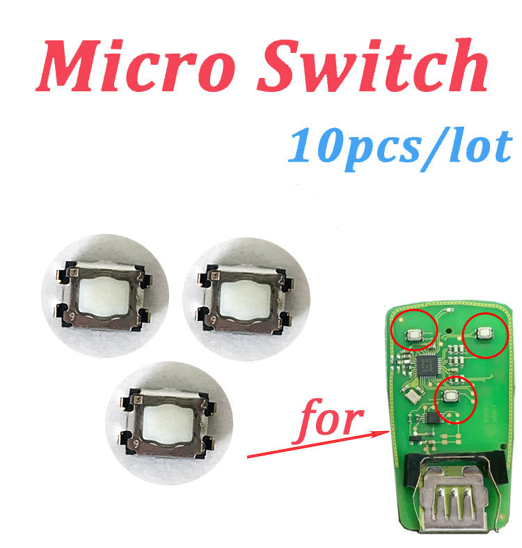 (10pcs) SMD Mico Switch for Audi MLB Smart Remote PCB Repair