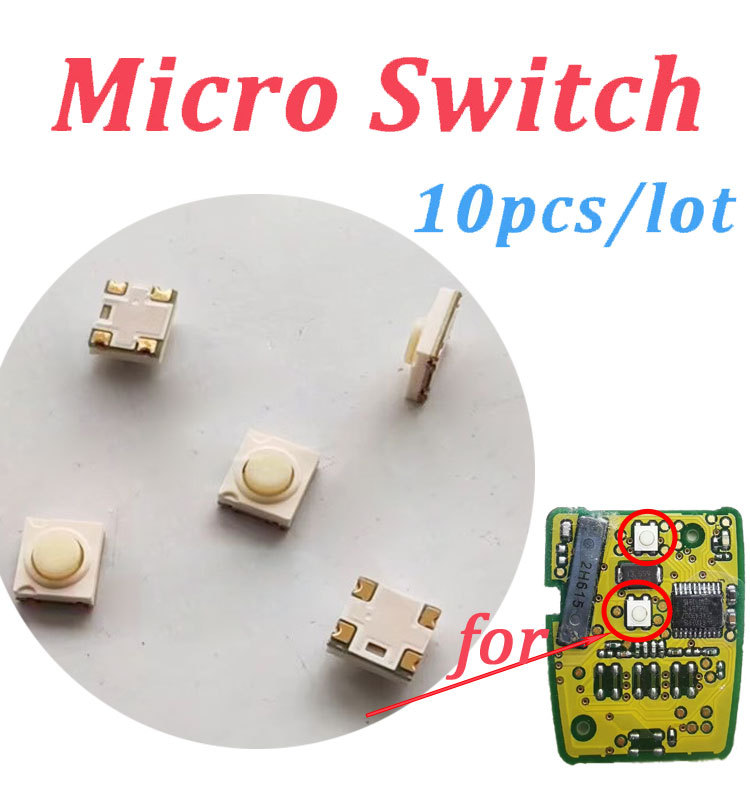 (10pcs) SMD Micro Switch for Honda XR-V Remote PCB Repair