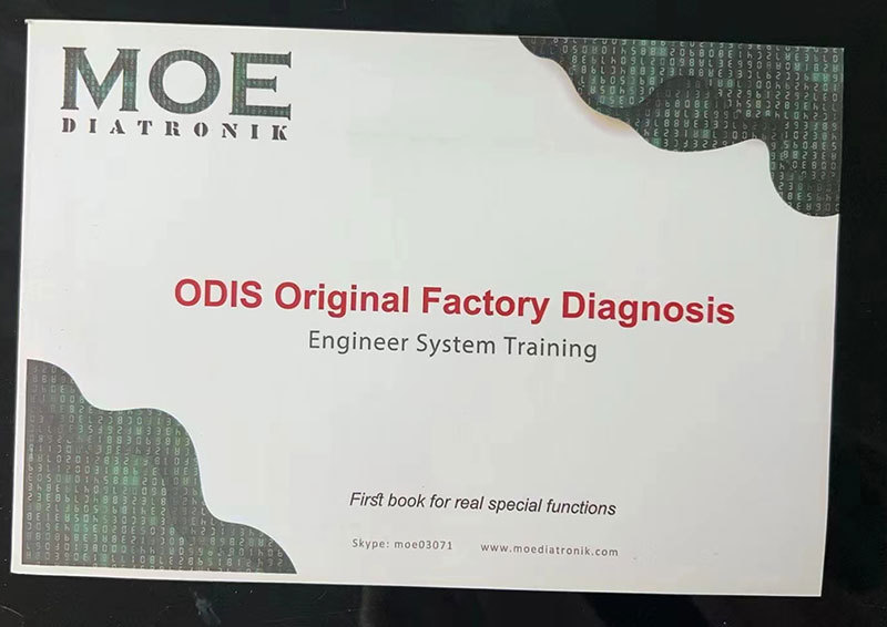 MOE Training Books for Pathfinder & SDD, ODIS, Xentry Basic, Xentry+DAS, Vediamo, DTS-MONACO