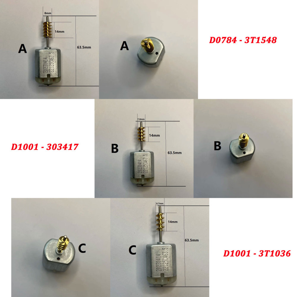 D0784 D1001 Micro Motor DC 12V for Benz Vito W447 W448 Car Side Door Lock Repair